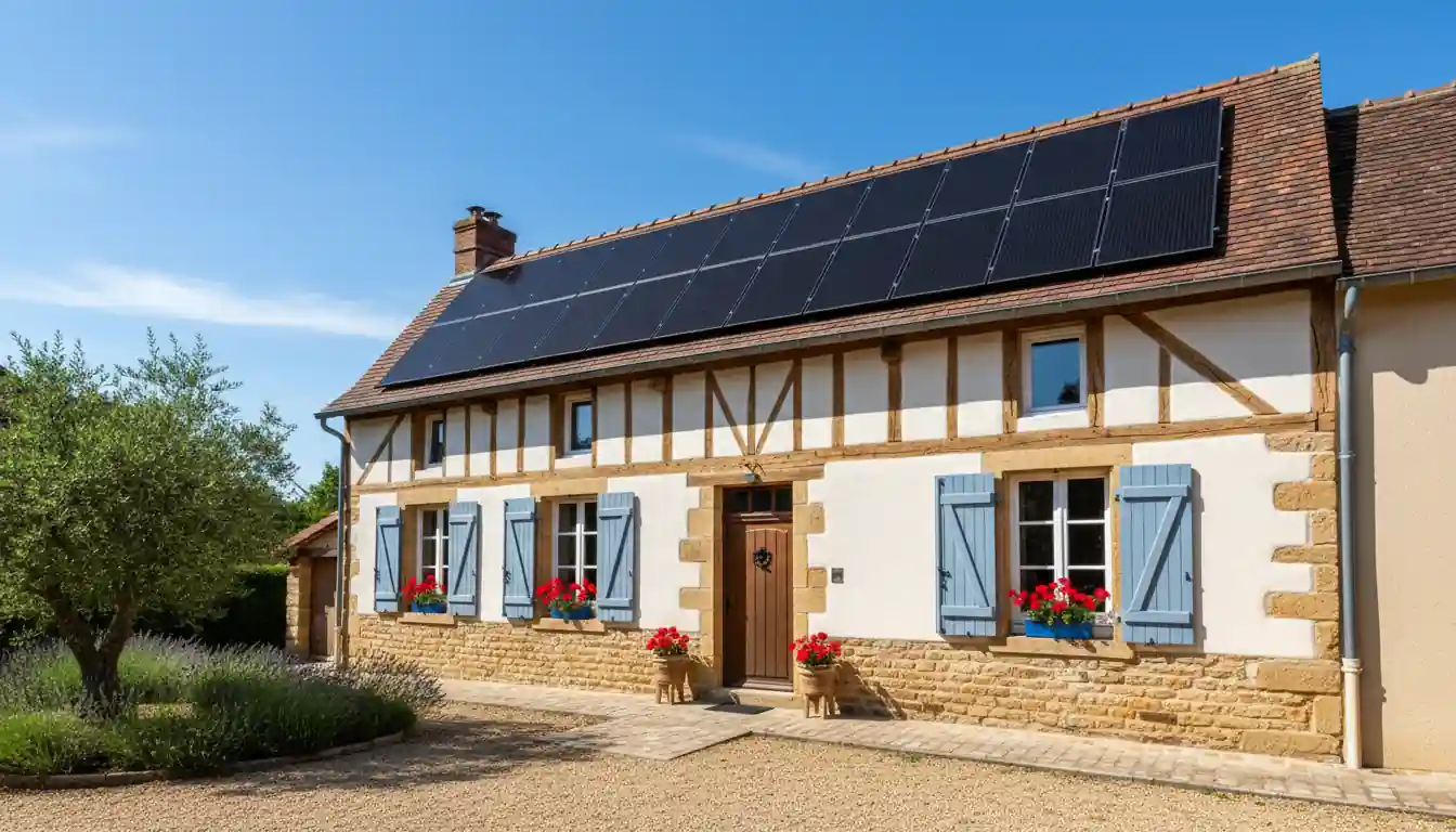 Installation de Panneaux Solaires à Frontenac, Le Bourg